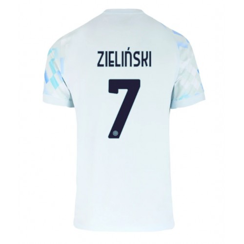 Moški Nogometni dresi Inter Milan Piotr Zielinski #7 Gostujoči 2025-26 Kratek Rokav